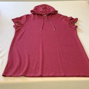 Calvin Klein Crimson Hoodie Dress 1X